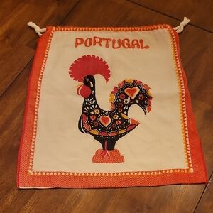 Portugal Rooster Drawstring Bag